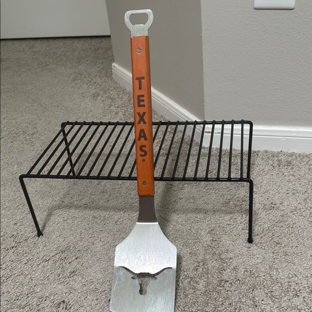Texas Longhorns The Sportula Stainless Steel and Wood Spatula